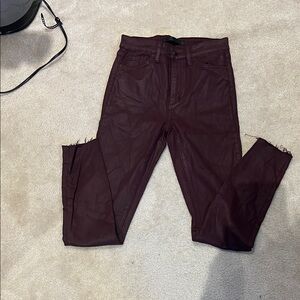 Joe's Jeans Women's Skinny Jeans in Burgundy